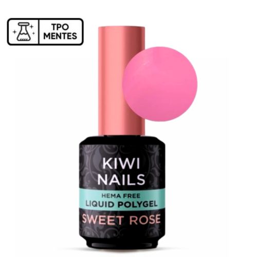 BOTTLE HEMA FREE LIQUID POLYGEL SWEET ROSE