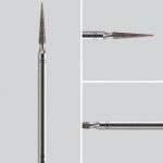 Manikűrfej hegyes 1. - finom erősség