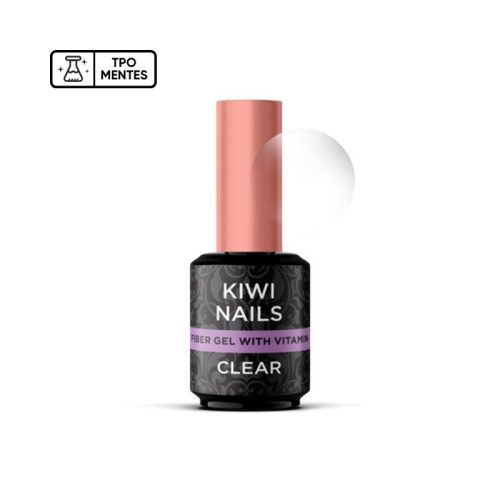 FIBER GEL WITH VITAMIN CLEAR- erősített géllakk alap