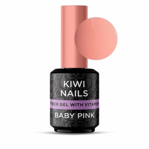 FIBER GEL WITH VITAMIN BABY PINK- erősített géllakk alap