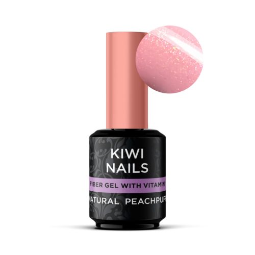 FIBER GEL WITH VITAMIN NATURAL PEACHPUFF