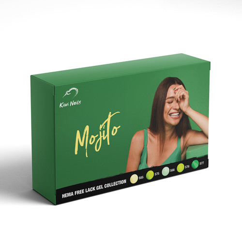 LackGel Kit Mojito 8 ml hema mentes gél lakk szett zöld