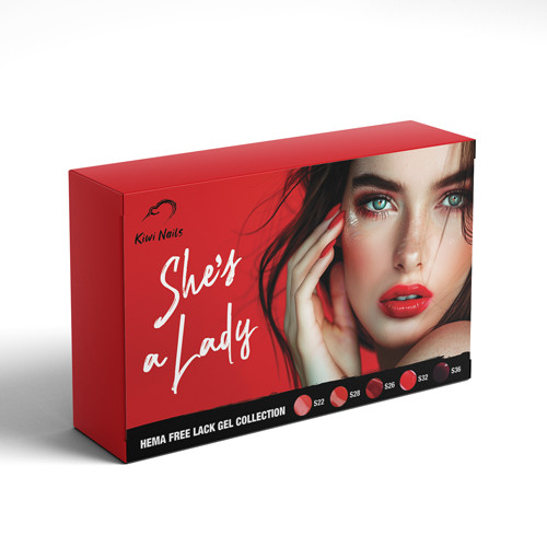 LackGel Kit She's a Lady 4 ml – gél lakk szett