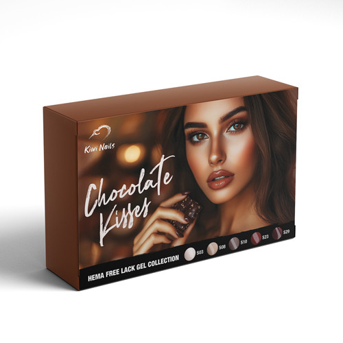 LackGel Kit Chocolate Kisses 8ml – gél lakk szett